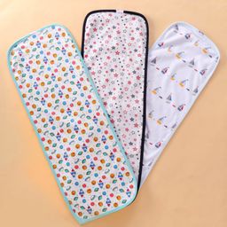 Ben Benny Interlock Hand & Face Towels Floral & Outer Space Printed Pack of 3 L 52 x B 18 cm - Multicolour-image-58