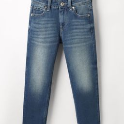 Pepe Jeans Cotton Woven Full Length Solid Coloured Jeans - Blue-image-69