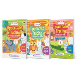 Oswaal Books Lil Legends Alphabet Tracing & Vocabulary Book Bundle | Set of 3 for Kids | Uppercase & Lowercase Writing Practice | Ages 35 | Handwriting & Early Literacy Skills - English-14