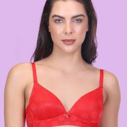 Amour Secret Polka Dot Bra Full Coverage Lightly Padded-picture-45