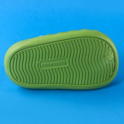 Cute Walk by Babyhug Clogs With Backstrap Closure Dino & Clover Appliques - Green image 5