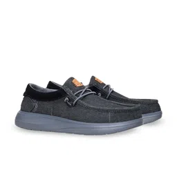 HEYDUDE Men Textured Textile Slip-On Sneakers-picture-21