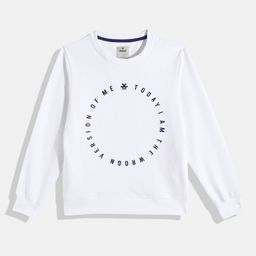 WROGN YOUTH Boys White Printed Sweatshirt-image-67