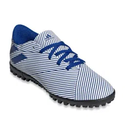 Adidas Kids Nemeziz 19.4 TF J White Football Shoes-picture-29