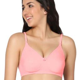 IN CARE Pink Cotton T-Shirt Bra-image-38