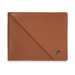 United Colors of Benetton Tan Dragley Textured RFID Protected Leather Multicard Coin Wallet-picture-10