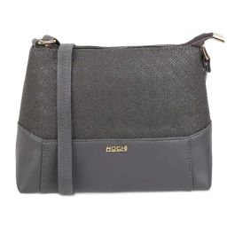 Mochi Grey Textured Medium Sling Handbag-11