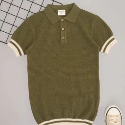 Pantaloons Junior Olive Polo T-Shirt-image-39