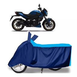 Auto Pearl Two Wheeler Cover for Bajaj Dominar 400 - Cyan, Blue-image-37