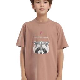 Rare Ones Boys Orange Cotton Graphic T-Shirt-image-18