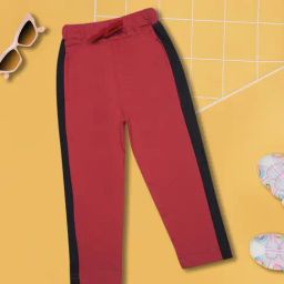 Dollar Boys Red Solid Trackpants-image-57