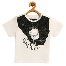 LADORE Kids White Printed T-Shirt-image-64