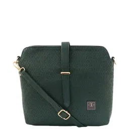 Esbeda Green Textured Medium Sling  Handbag-94
