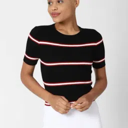 Forever 21 Black Striped Sweater-picture-46