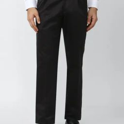 Van Heusen Black Regular Fit Trousers-image-74