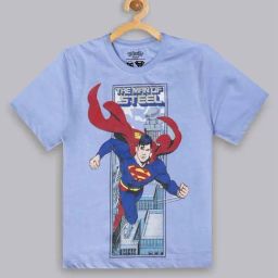 Kidsville Blue & Red Printed Superman T-Shirt-picture-20