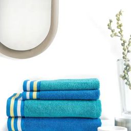 Ddecor Live Beautiful Blue 500 GSM Bath Towels & Hand towels - Set of 4-image-46