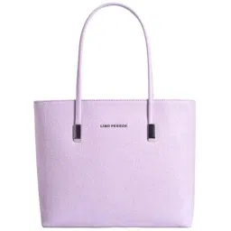 Lino Perros Lavender Textured Medium Tote Handbag-image-33