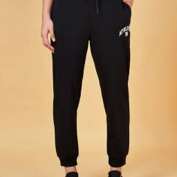 Ajile by Pantaloons Black Printed Sports Joggers-image-68