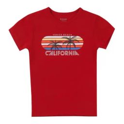 Proteens Kids Red Cotton Printed T-Shirt-image-69