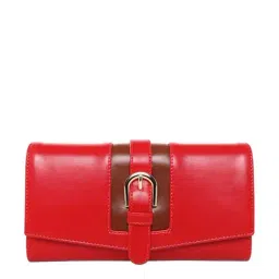 Esbeda Red Solid Wallet for Women-15