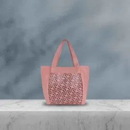 Yelloe Pink Printed Large Tote Bag-22