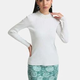 Kazo White Embellished Pullover-image-37