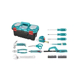 Total THKTHP20326 32 pcs Hand Tools Set Sliver & Blue (Pack of 32 pcs)-11