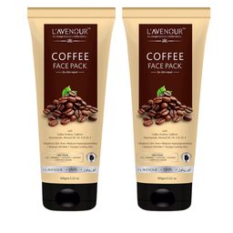 L'AVENOUR Set Of 2 Coffee Face Pack For Brightens Skin Tone - 100 g Each-23