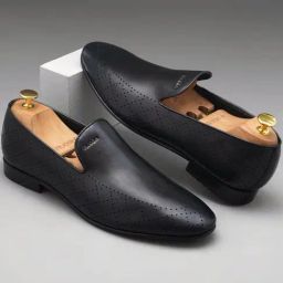 Ruosh Men's Finn Black Loafers-picture-18