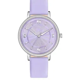 LAKSH Unisex Dial & Leather Straps Analogue Watch Crazy PurpleWS-picture-44