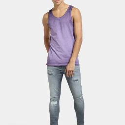 Jack & Jones Purple Cotton Vest-picture-38