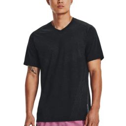 Under Armour Black Muscle Fit Printed Sports T-Shirt-image-3