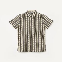 Fame Forever by Lifestyle Boys Black Striped Shirt-picture-5