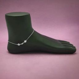 Silberry 92.5 Sterling Silver Claire¿s Anklet-image-57