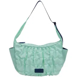 Nautica Mint Solid Medium Hobo Handbag-image-55