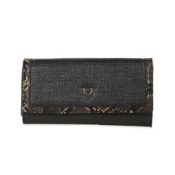 Allen Solly Black Textured Free Size Clutch-14