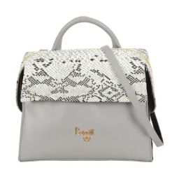 Baggit Grey Animal Effect Small Satchel-image-16