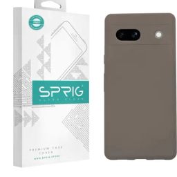 Sprig Liquid Silicone Back Cover for Google Pixel 7A 5G (Grey)-image-92