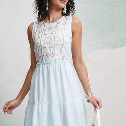 Vishudh Women fit-flare maxi  Dress-image-82