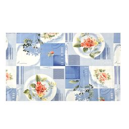 Kuber Industries Blue & White Printed Shelf Liner Organiser-picture-41