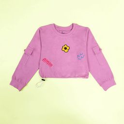 KiddoPanti Girls Graphic Printed Round Neck Pure Cotton T-shirt-picture-36