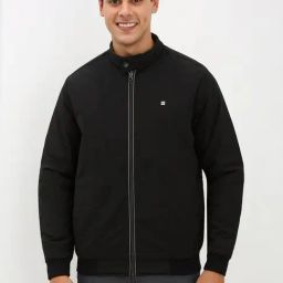 Allen Solly Black Regular Fit Reversible Jacket-image-62