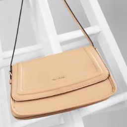Van Heusen Beige Solid Free Size Shoulder Handbag-image-69