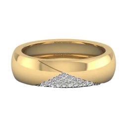 SHINE ETERNAL Lab Grown Diamond 14k (585) Yellow Gold Ring for Men-picture-19