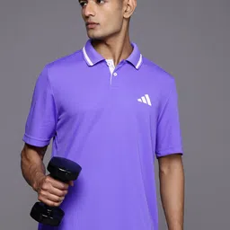 ADIDAS Poly Polo Collar Training T-shirt-image-57