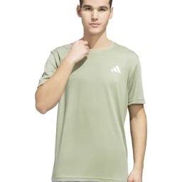 Adidas Green Regular Fit Sports T-Shirt-image-18