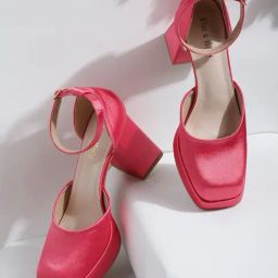 Flat N Heels Women's Pink Ankle Strap Sandals-image-50