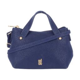 Baggit Blue Textured Extra Small Satchel-image-42