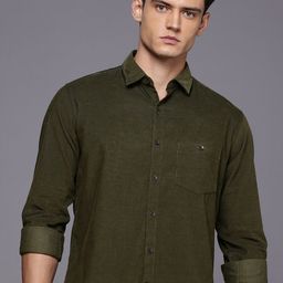 Louis Philippe Sport Slim Fit Corduroy Casual Shirt-image-77